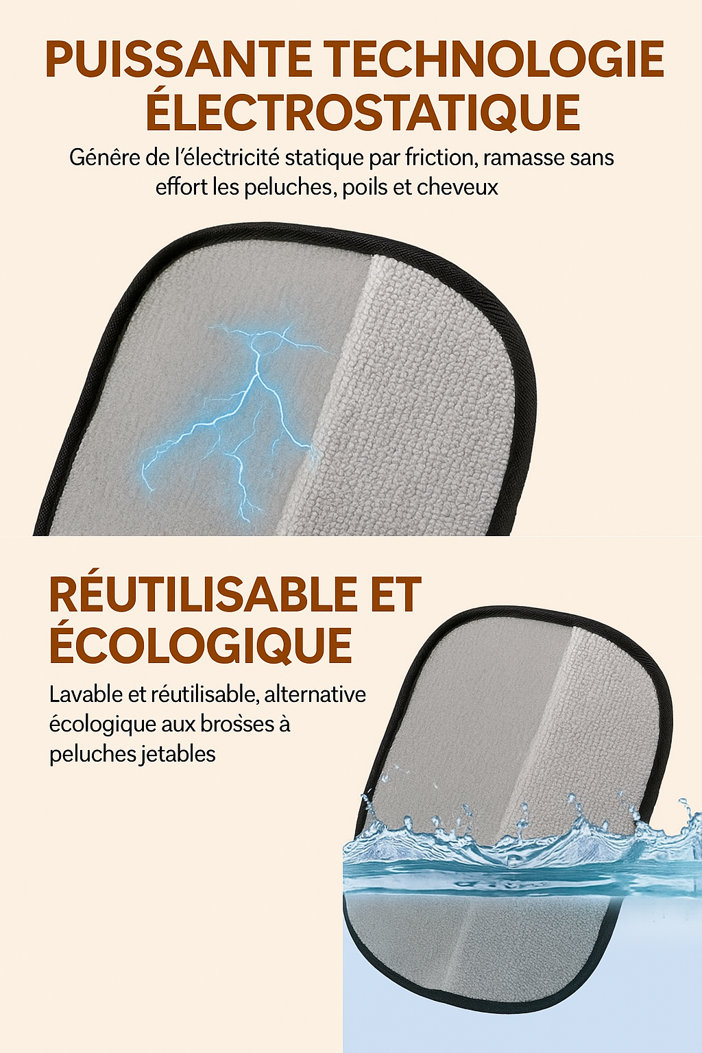 Gant Anti-Poils Réutilisable™ – Dites adieu aux poils en 3 secondes !