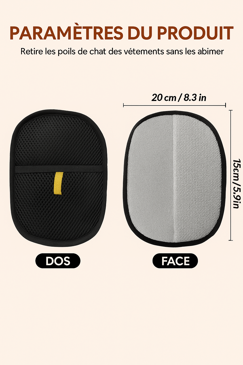 Gant Anti-Poils Réutilisable™ – Dites adieu aux poils en 3 secondes !